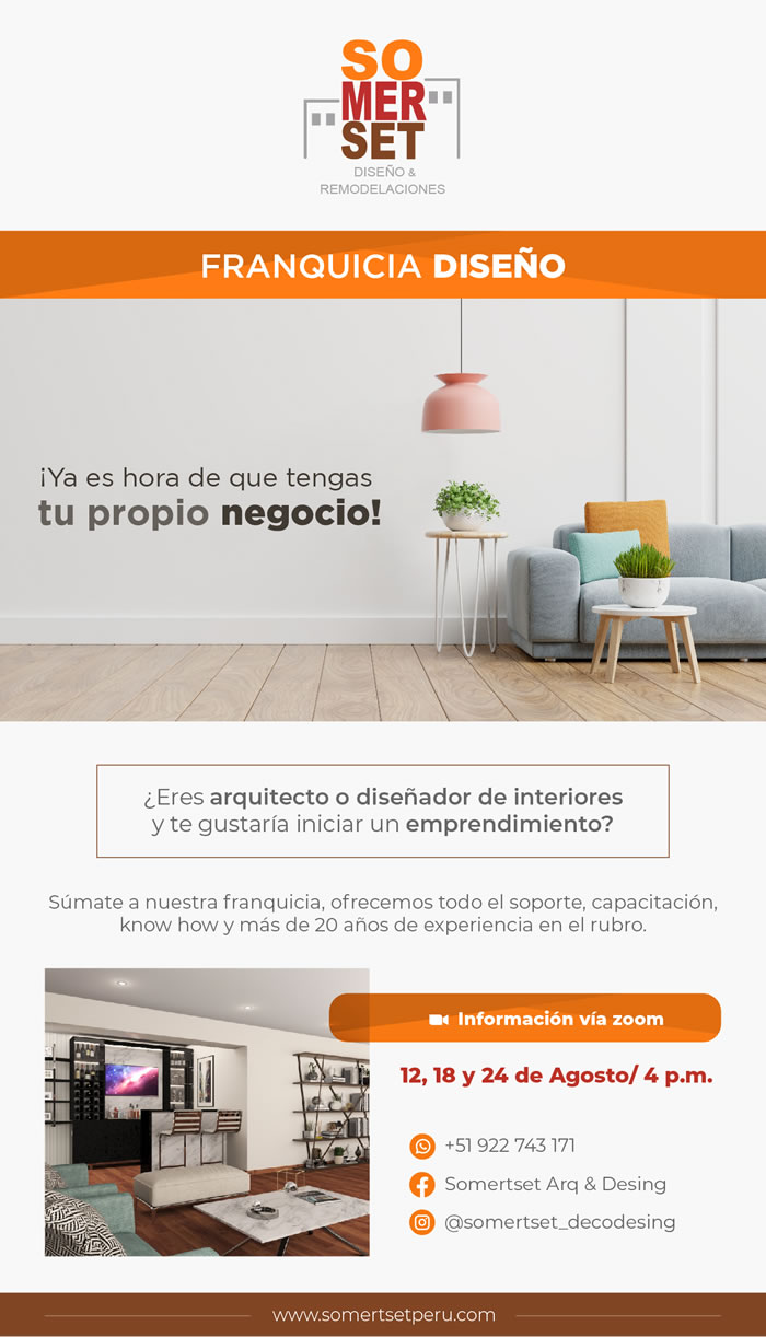 Franquicia de DISEÑO y ARQUITECTURA