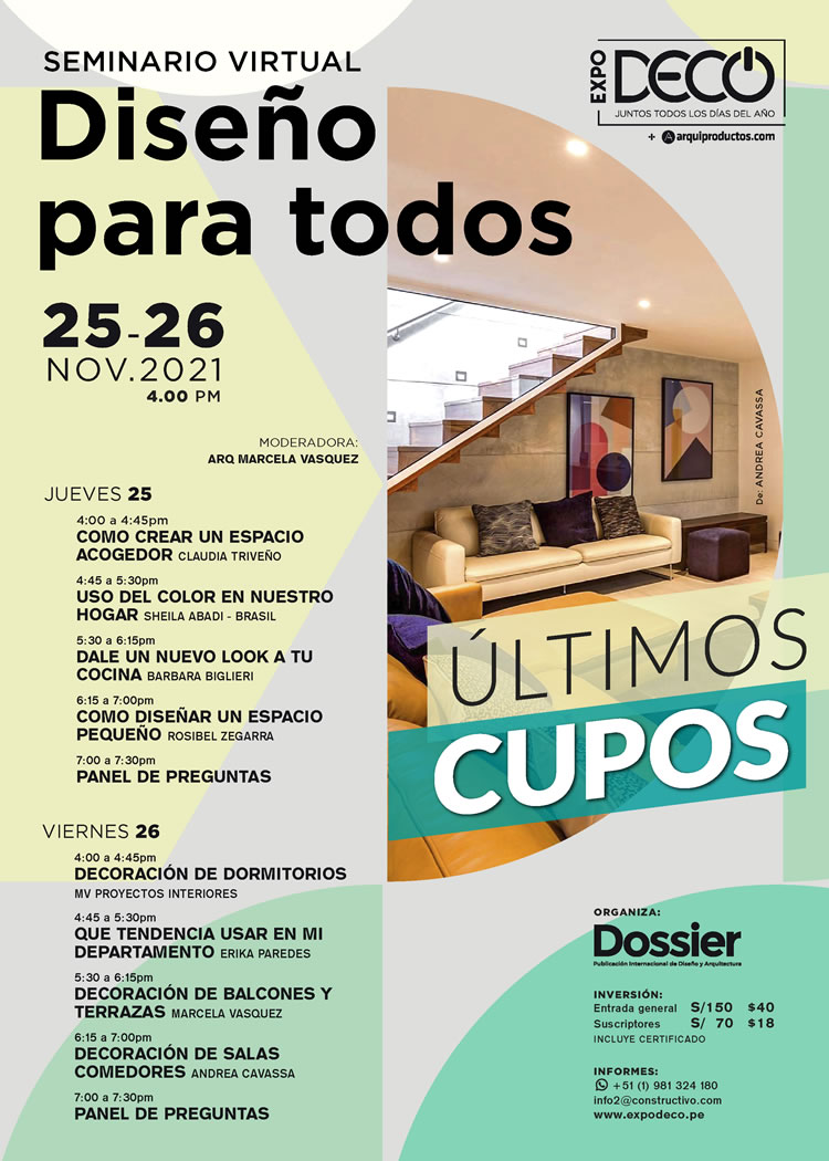 Seminario Virtual: 'Diseño para todos'